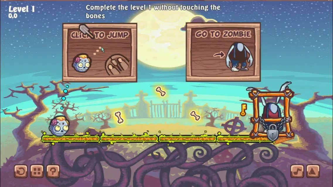 Tangkapan layar Escape Zombonarium headless