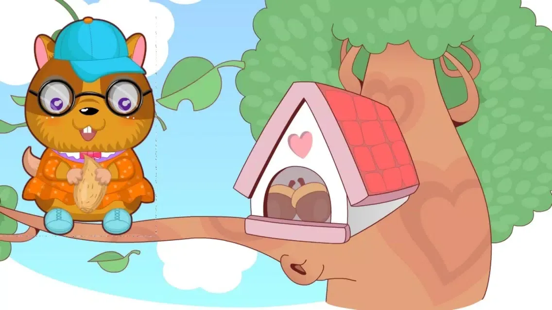 Tangkapan skrin Cute Hamster Dressup