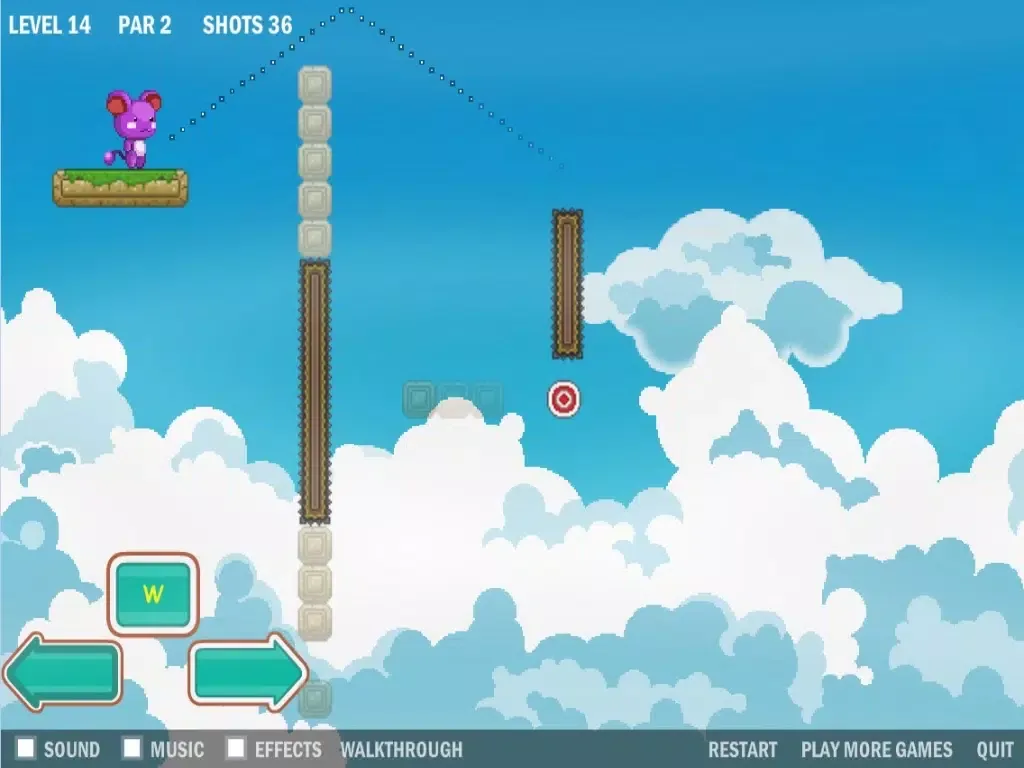 Crazy Mouse:Trickochet Shots iPad 应用截图
