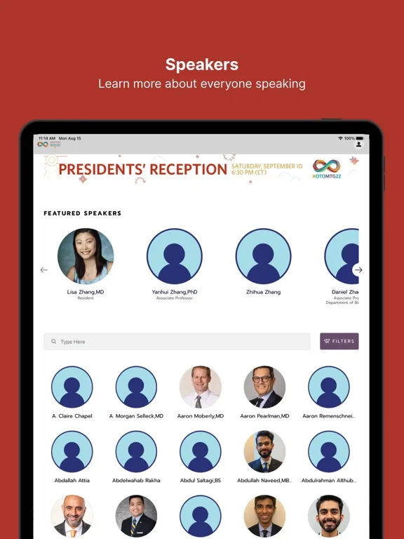 AAO-HNSF 2022 Meeting & OTO iPad 應用截圖