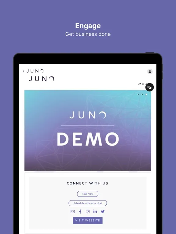 JUNO Live iPad  Screenshots