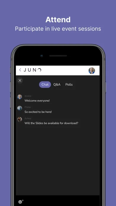 JUNO Live Screenshots