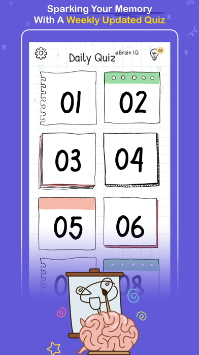 Daily Quiz - Brain IQ سکرین شاٹس