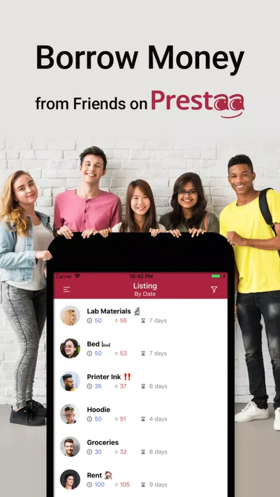 Tangkapan layar Prestaa : Best P2P Lending App