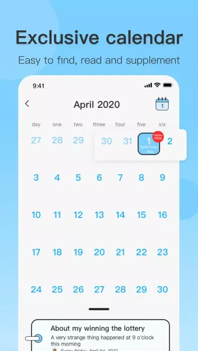 Ảnh chụp màn hình của Diary. With Lock & Password