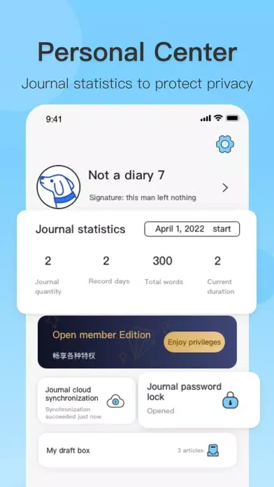 Ảnh chụp màn hình của Diary. With Lock & Password