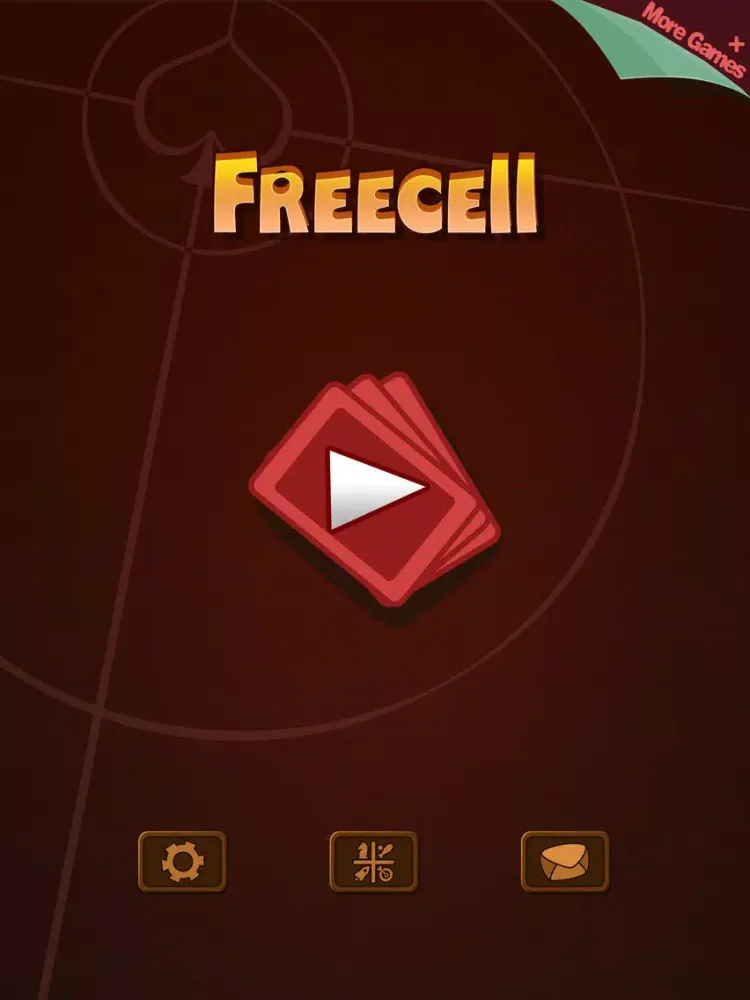 Tangkapan skrin ` Freecell iPad 