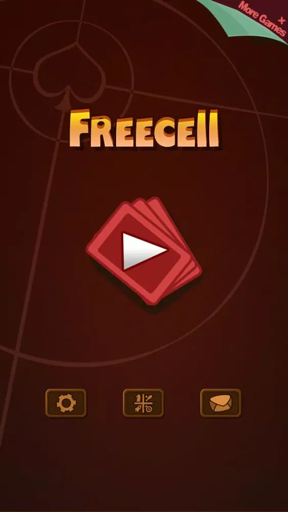 Tangkapan skrin ` Freecell