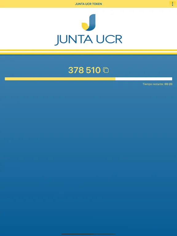 Junta UCR Token iPad  Ekran Görüntüleri