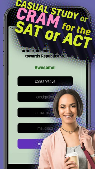 Capturas de tela do Core Vocab