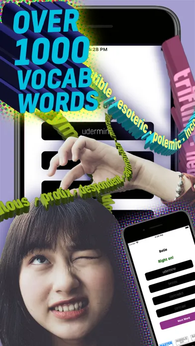 Capturas de tela do Core Vocab