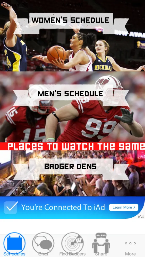 Badger Sports Screenshots