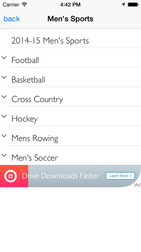 Badger Sports Screenshots