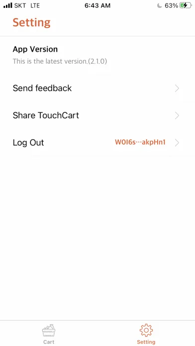 TouchCart स्क्रीनशॉट