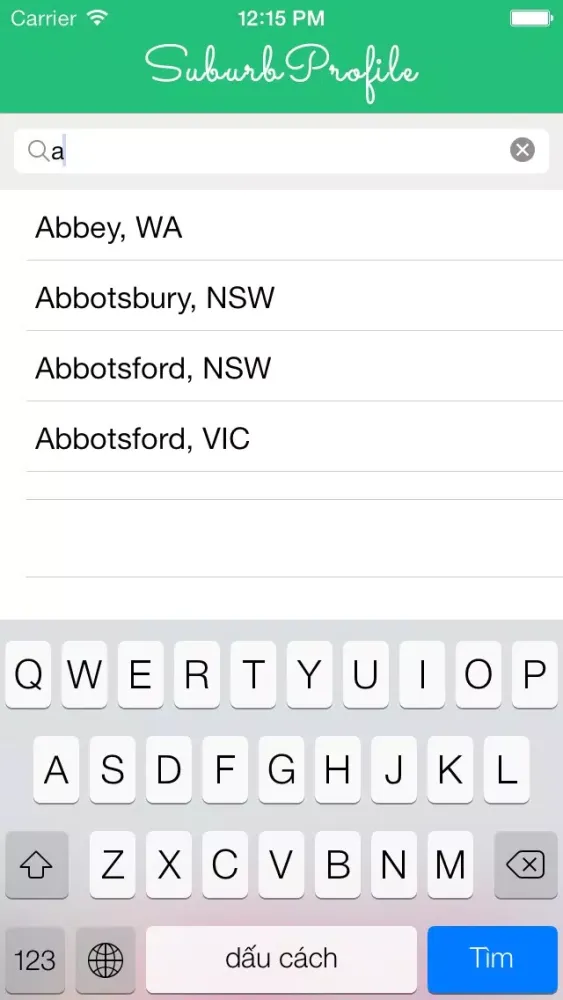 Screenshot di AUSTRALIA SUBURBS