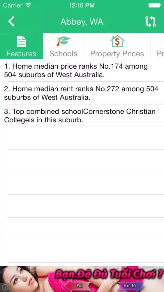 Screenshot di AUSTRALIA SUBURBS
