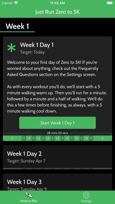 Just Run: Zero to 5K (+10K) Screenshots