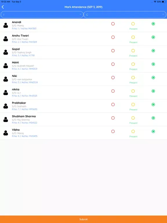 eConnect K12 Admin iPad  স্ক্রিনশট