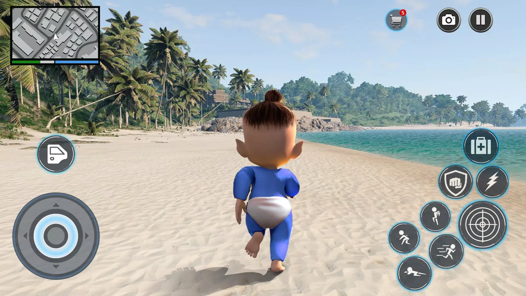 Little Monster Rope Game Screenshots