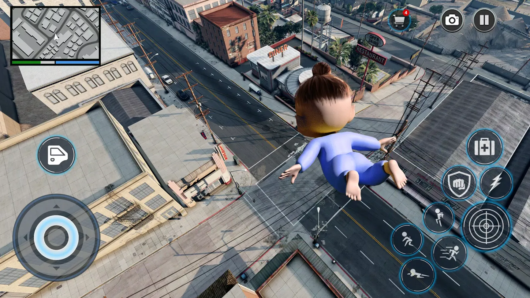 Little Monster Rope Game Screenshots