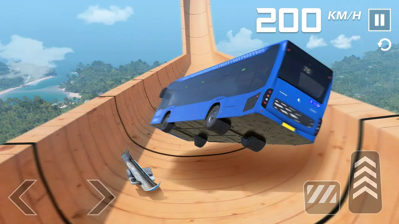 ภาพหน้าจอของ Bus Simulator: Ramp Stunt