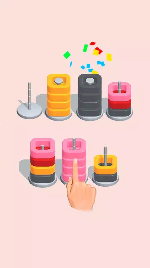 Hoop Sort Puzzle Ekran Görüntüleri