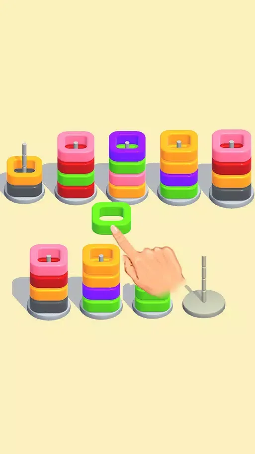 Hoop Sort Puzzle Ekran Görüntüleri