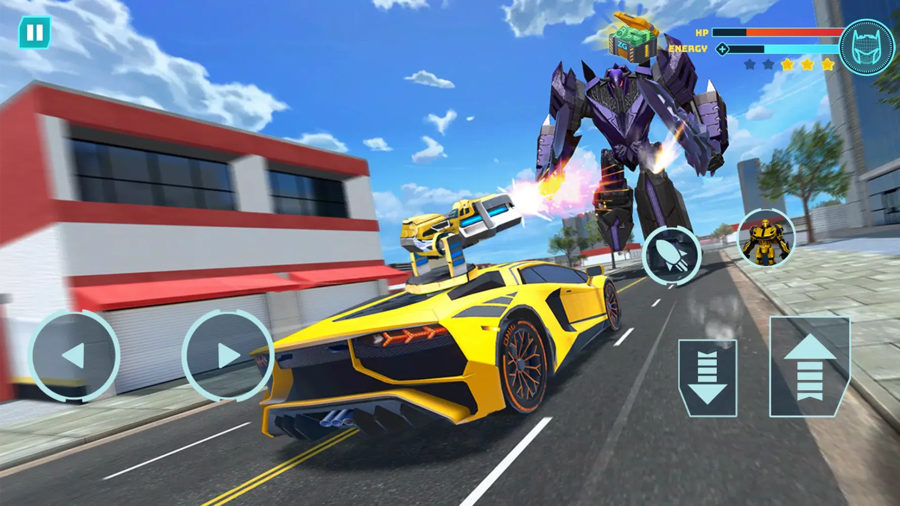 Zrzuty ekranu Robot Game: Transform & Fight
