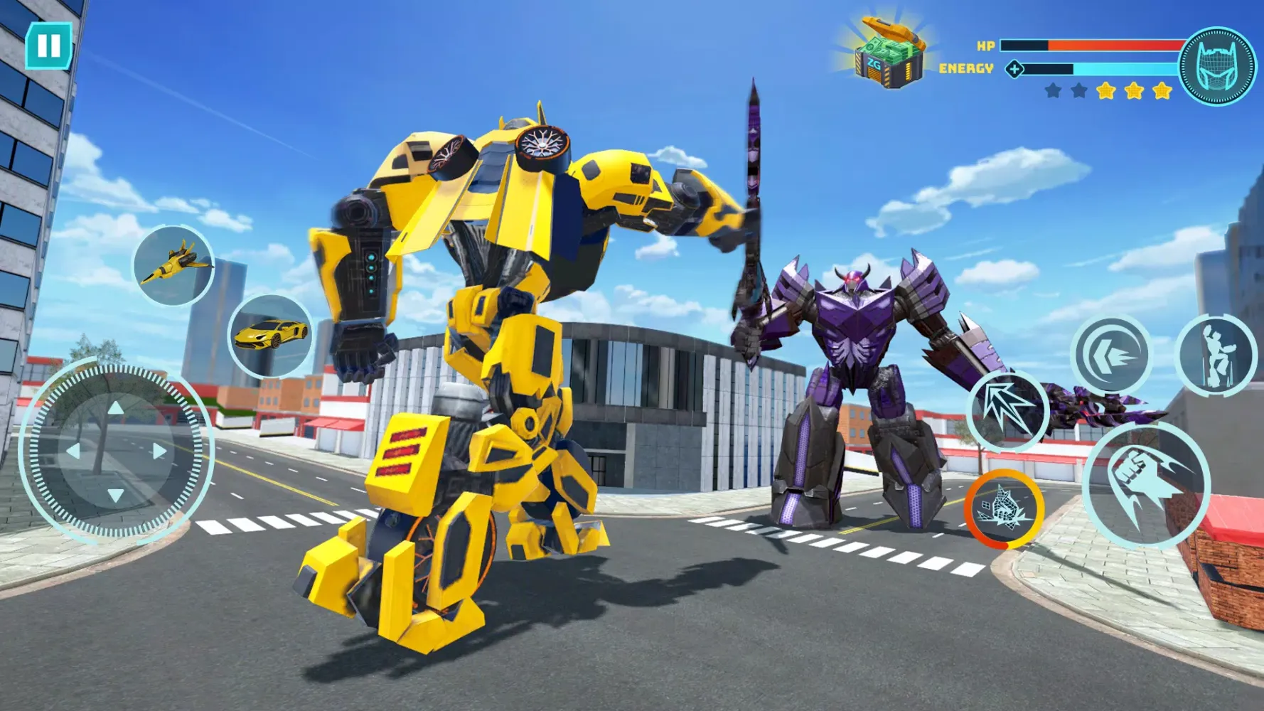 Zrzuty ekranu Robot Game: Transform & Fight