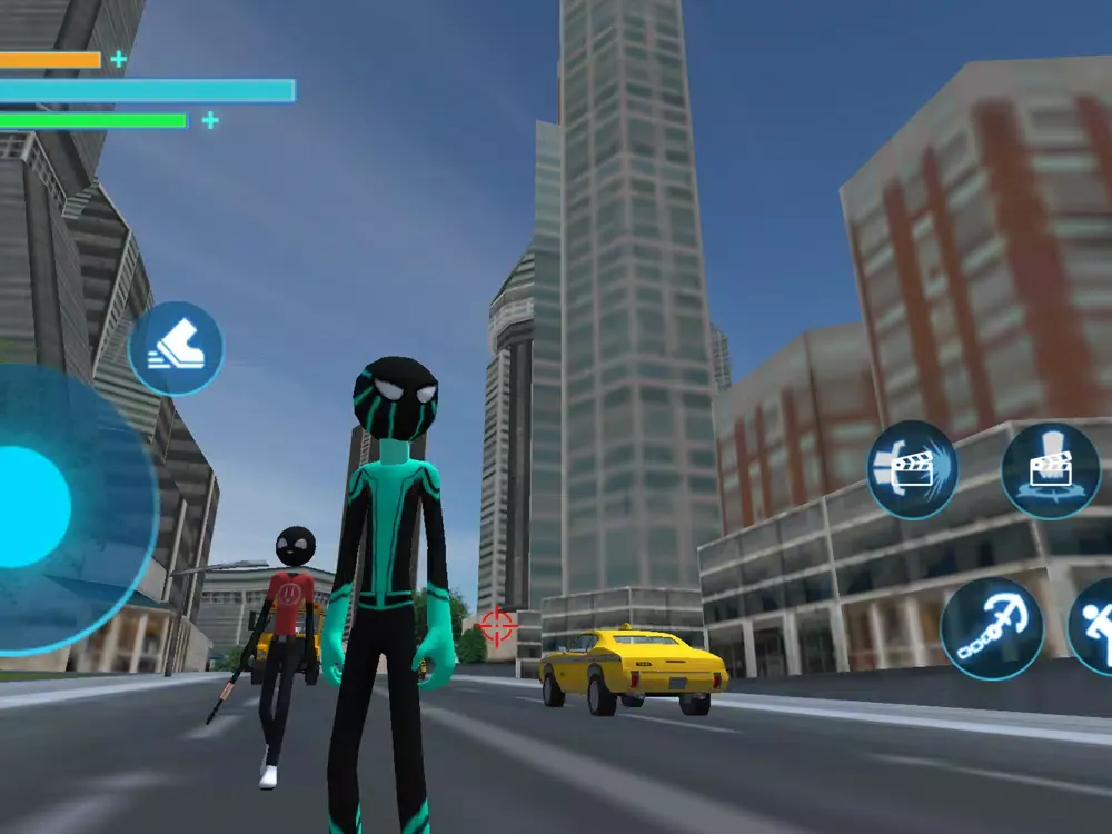 Capturas de tela do Super Stickman Hero 3D iPad 
