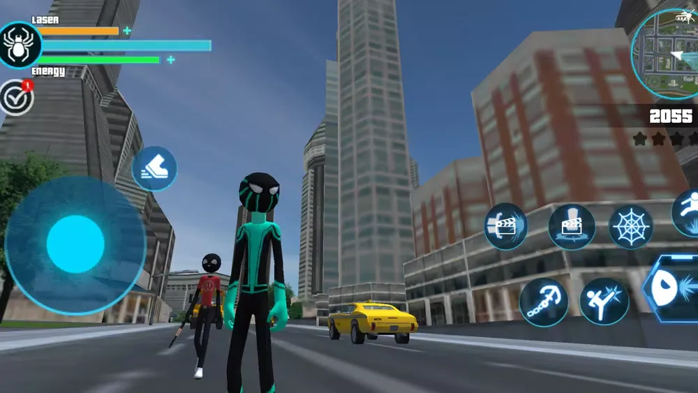 Capturas de tela do Super Stickman Hero 3D