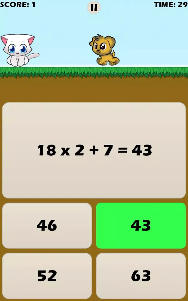 Math Games with Kitten Screenshots