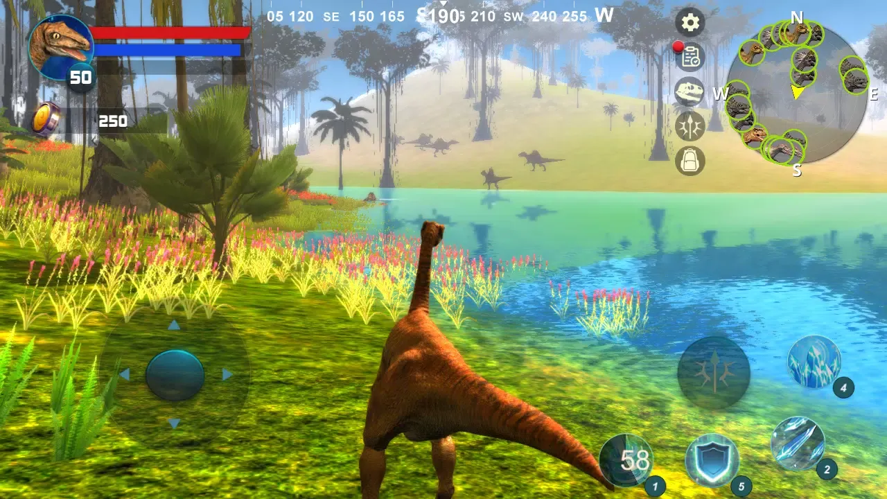 Tangkapan skrin Gallimimus Simulator