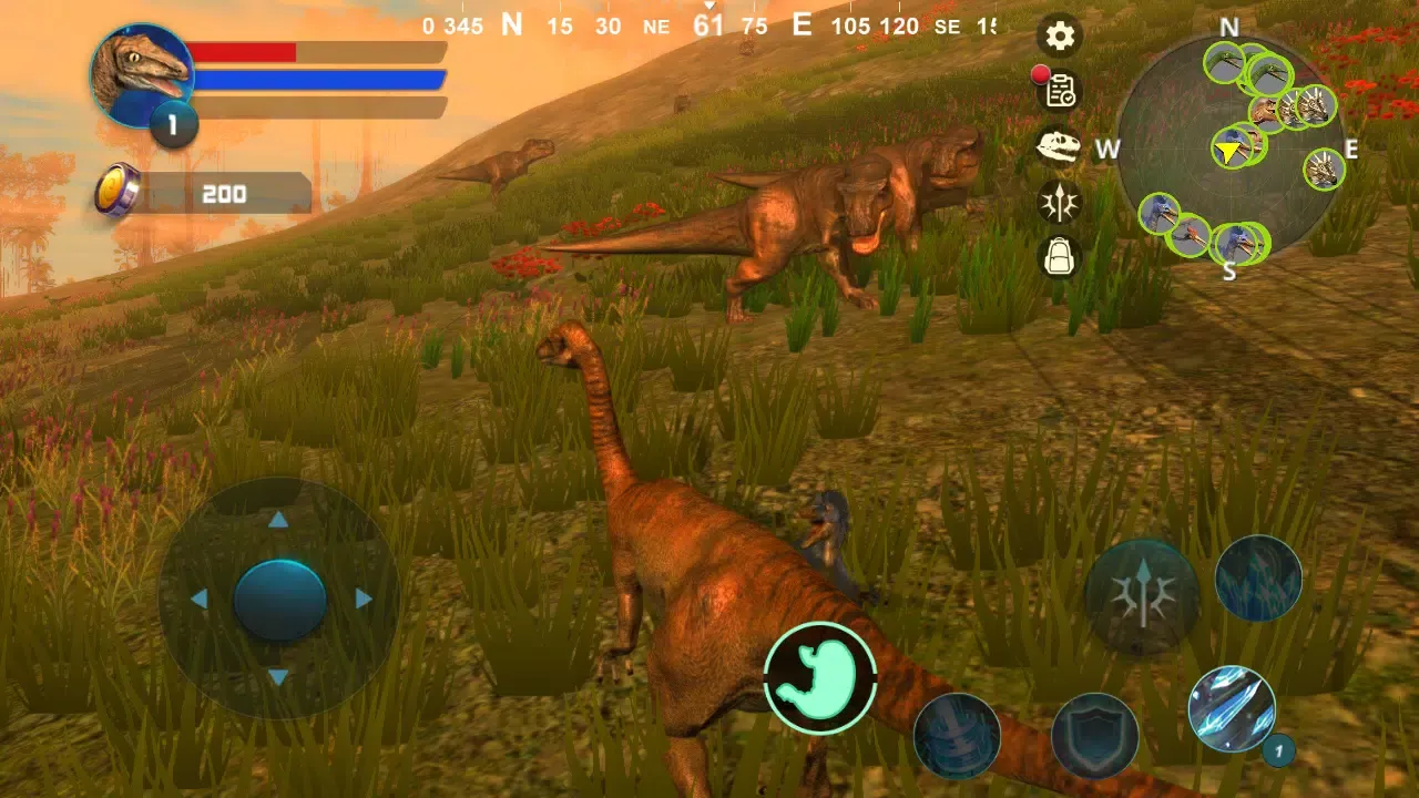 Tangkapan skrin Gallimimus Simulator