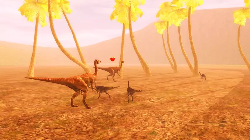 Tangkapan skrin Gallimimus Simulator