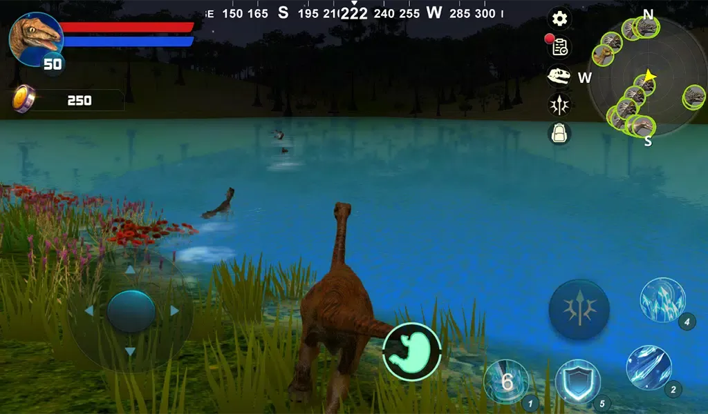 Tangkapan skrin Gallimimus Simulator