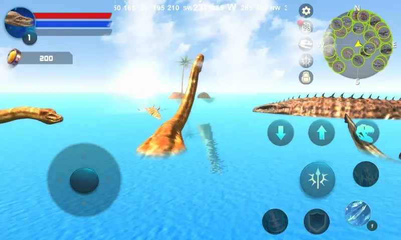 Tangkapan layar Plesiosaurus Simulator