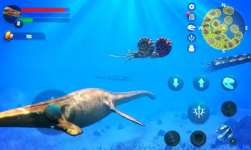Tangkapan layar Plesiosaurus Simulator