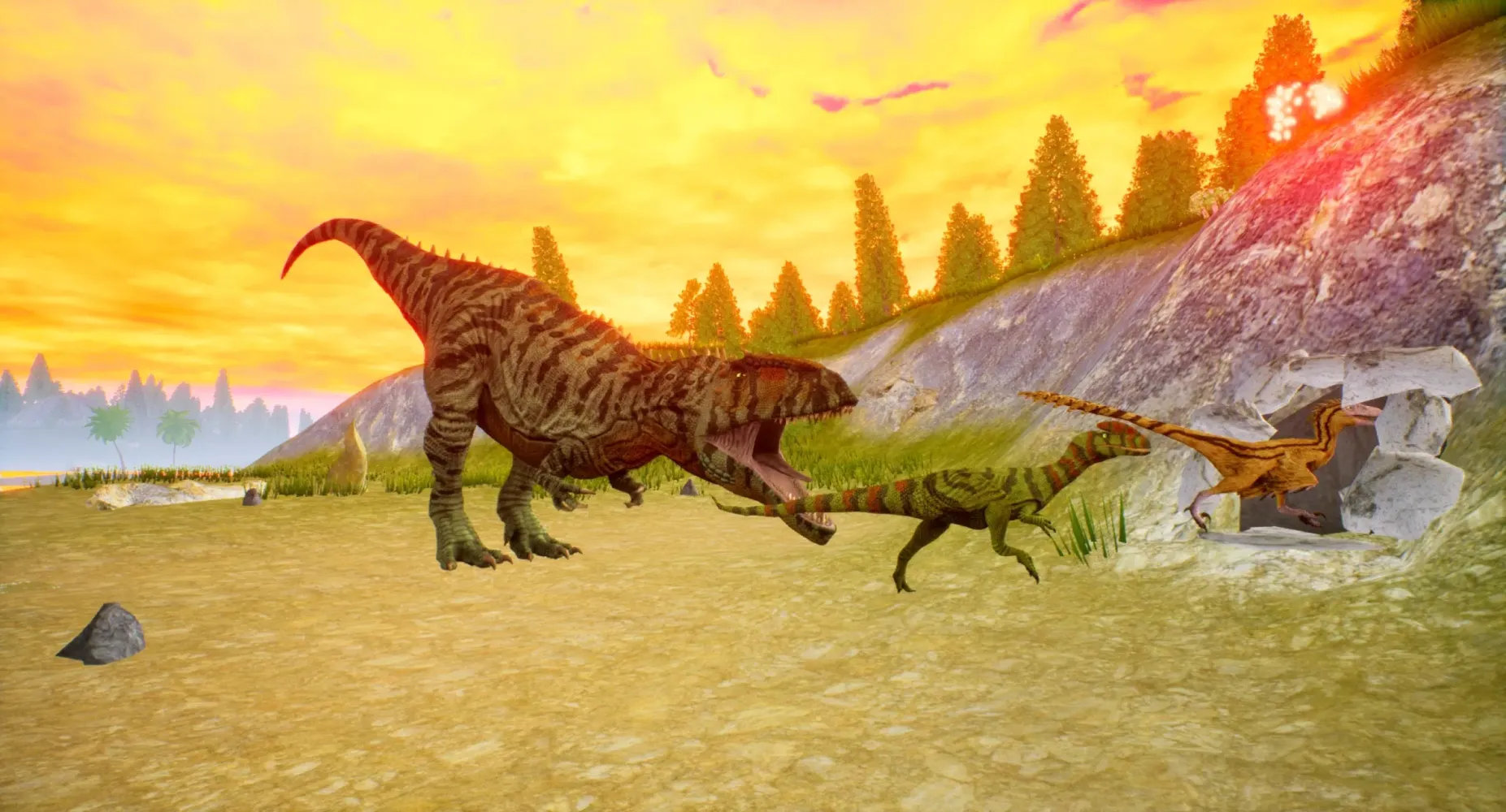 Tangkapan layar The Cursed Dinosaur Isle