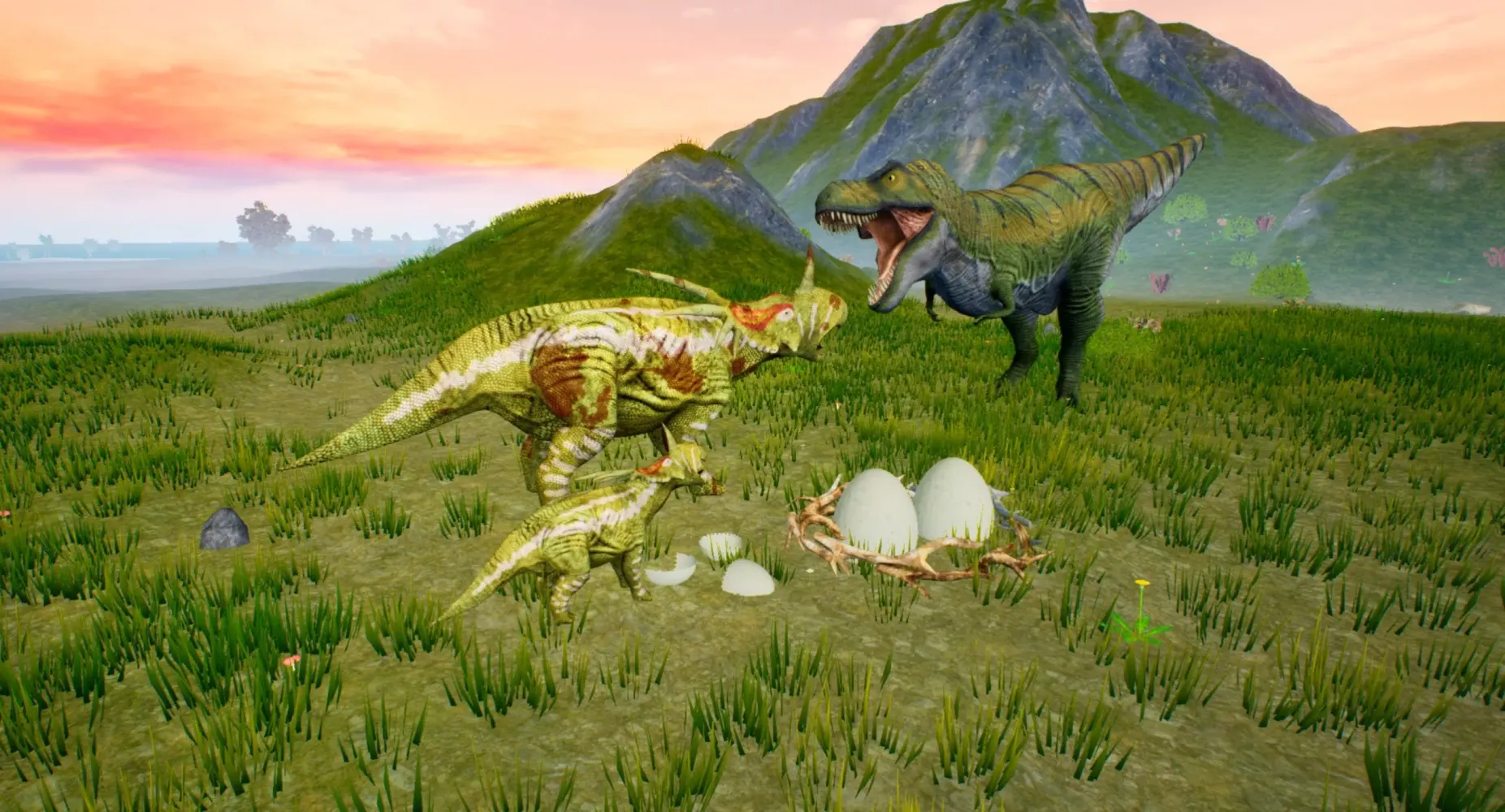 Tangkapan layar The Cursed Dinosaur Isle