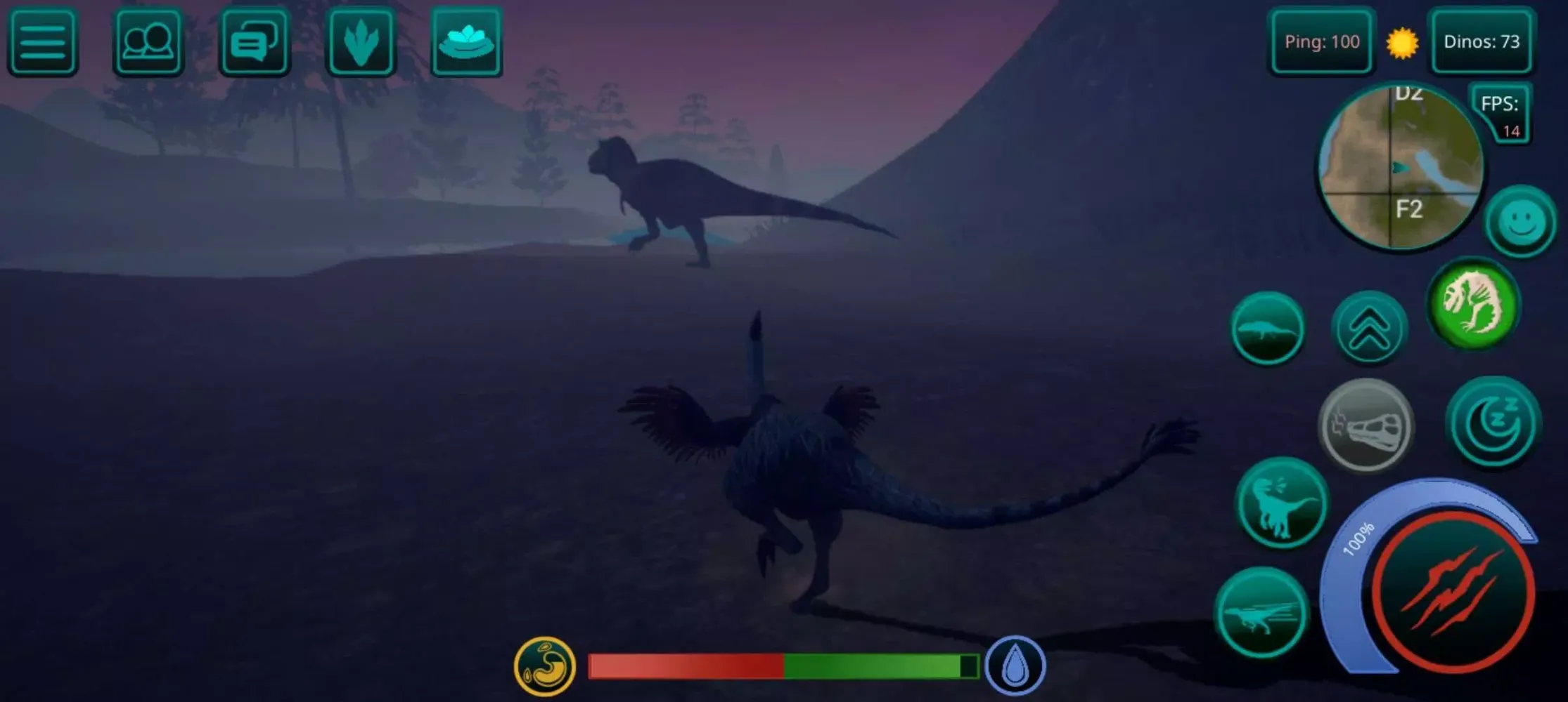 Tangkapan layar The Cursed Dinosaur Isle
