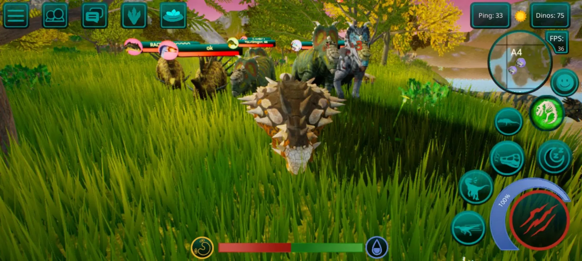 Tangkapan layar The Cursed Dinosaur Isle