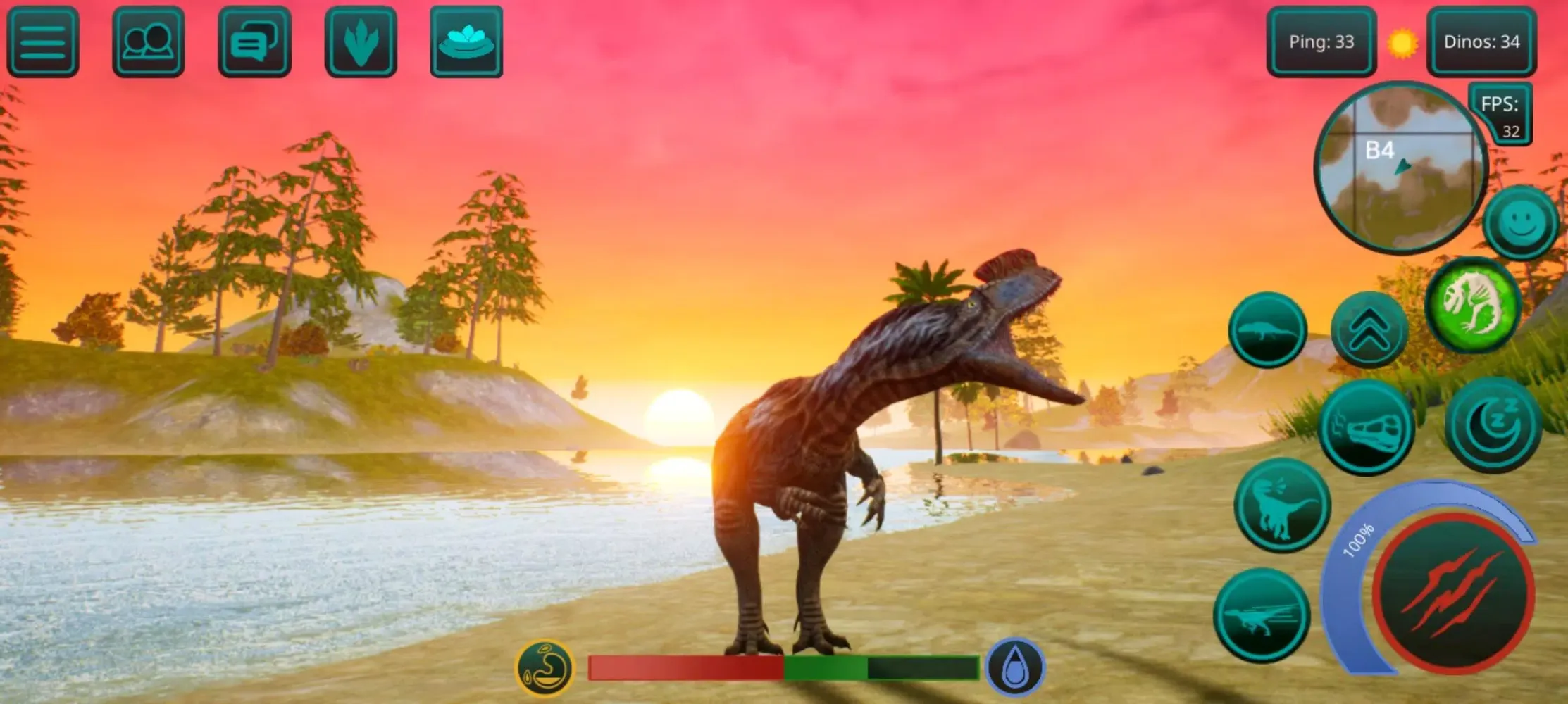 Tangkapan layar The Cursed Dinosaur Isle