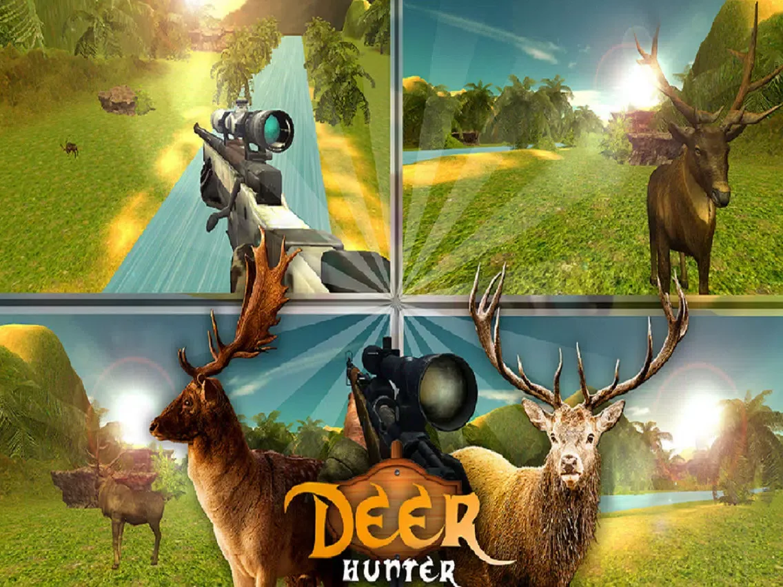 Capturas de tela do Jurassic Wild Deer Hunt Challenge 2016 iPad 