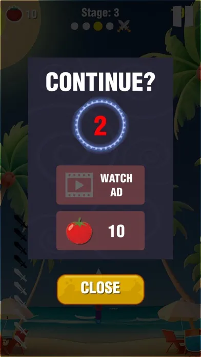 Screenshot di Beach Knife Strikes