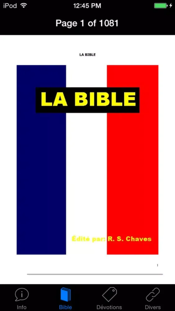 Bible Française Screenshots