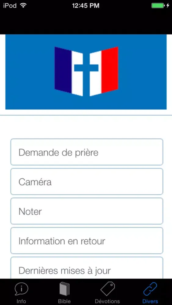 Bible Française Screenshots