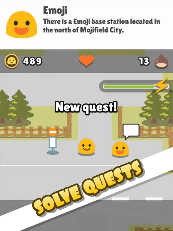 Capturas de pantalla de Emoji Quest [RPG] iPad 