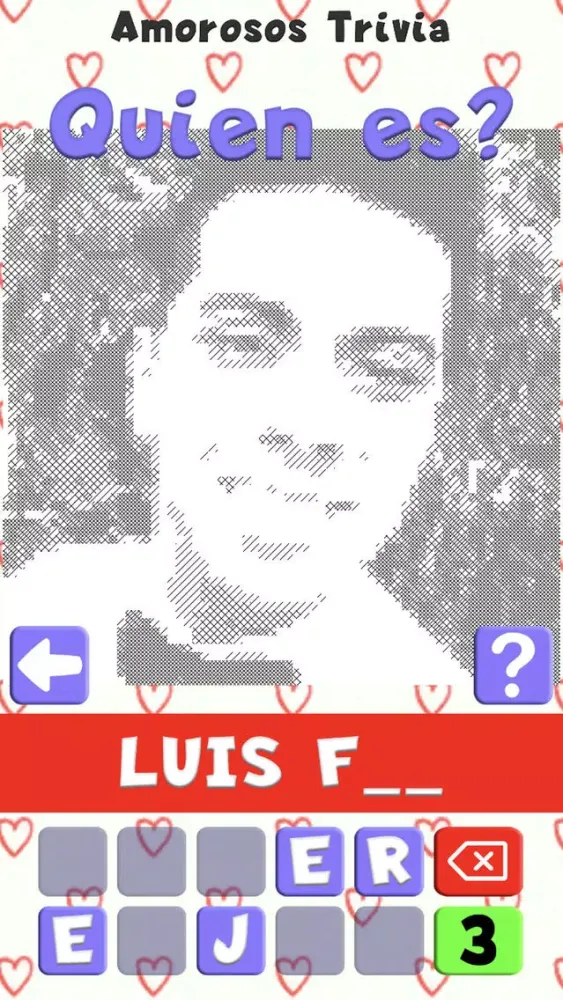 Tangkapan layar Amorosos Trivia