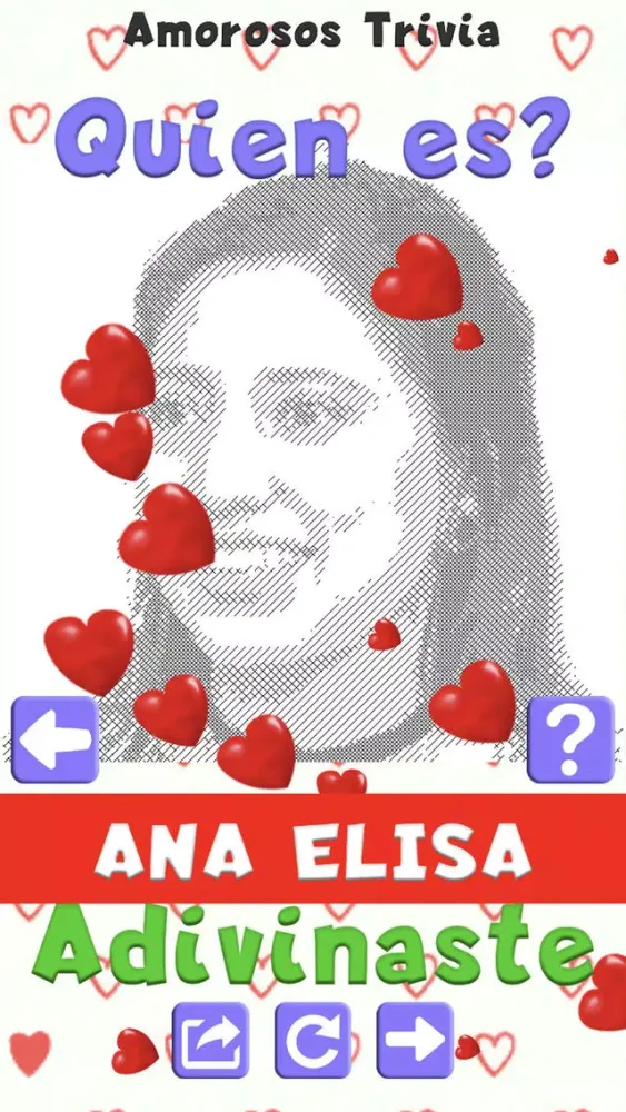 Tangkapan layar Amorosos Trivia